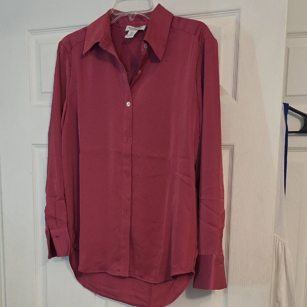 Rachel Zoe Rose Button-Up Blouse